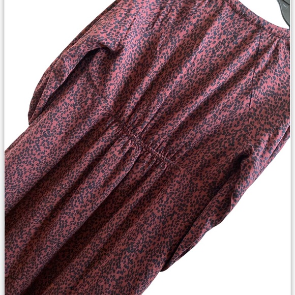 NWT The Nines by HATCH 3/4 sleeves button front poplin Maternity dress size M - Picture 11 of 12